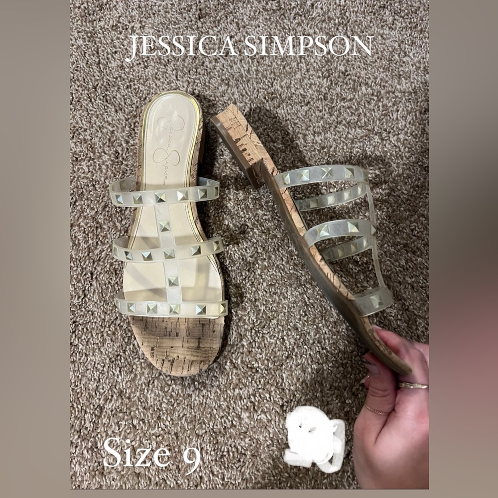 Jessica Simpson studded sandals